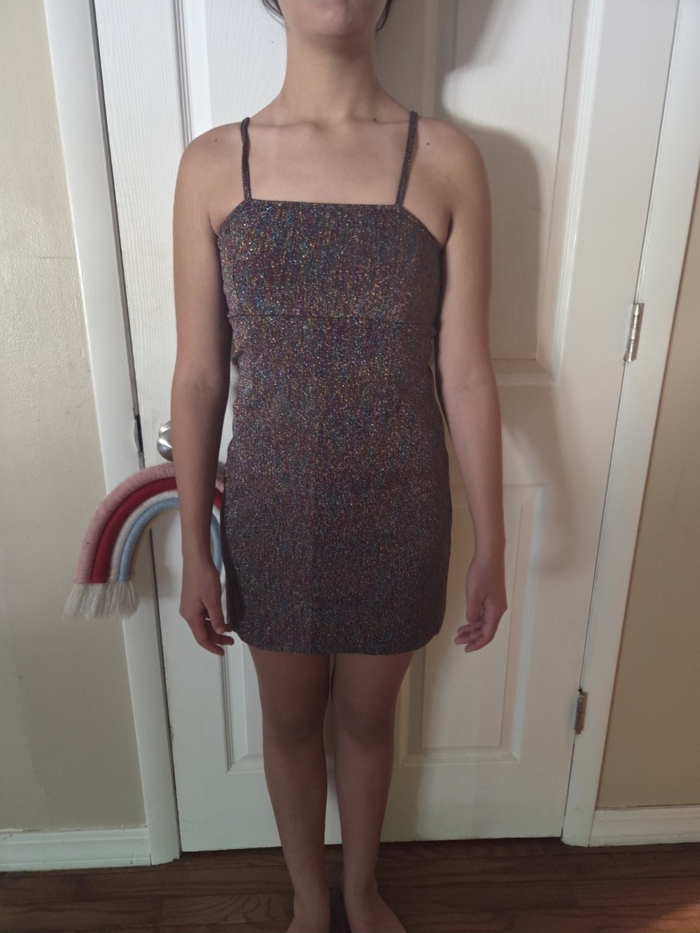 Asos Sparkle Sheath Mini Dress - Multicolor